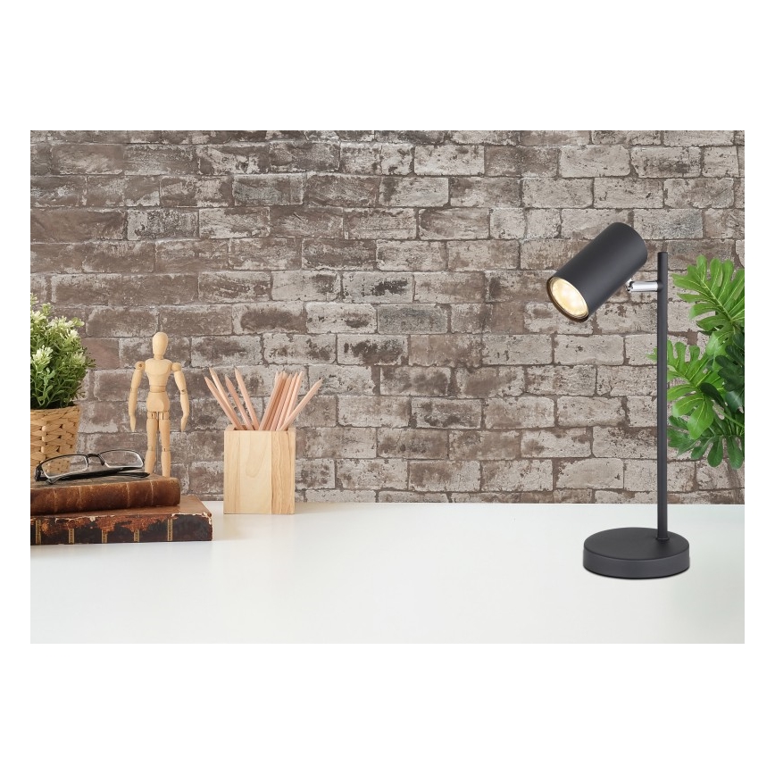 Globo - Lampa stołowa 1xGU10/5W/230V czarna