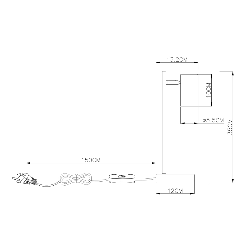 Globo - Lampa stołowa 1xGU10/5W/230V