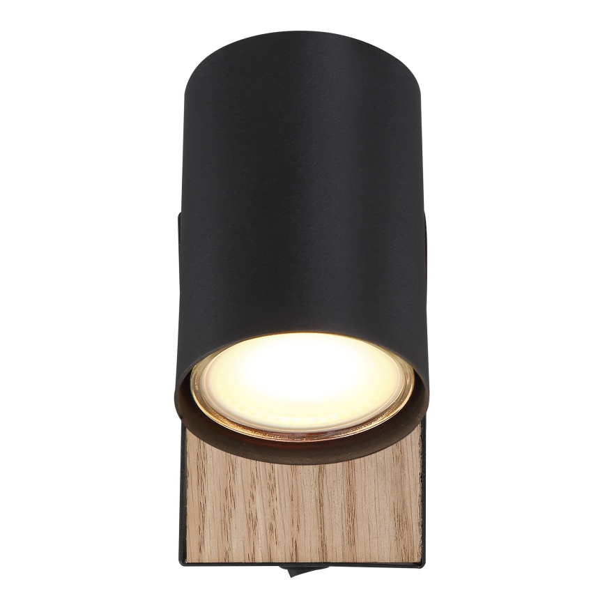 Globo - Kinkiet punktowy 1xGU10/25W/230V czarny/brązowy