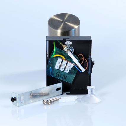 Globo - Kinkiet punktowy 1xGU10/25W/230V czarny/mosiądz