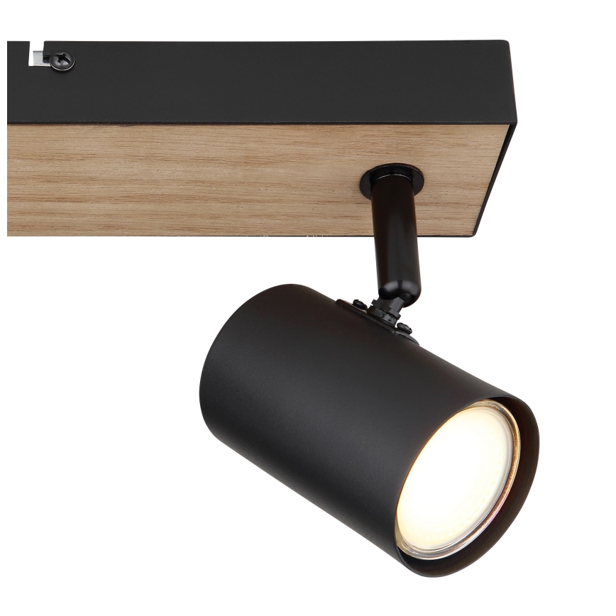 Globo - Oświetlenie punktowe 2xGU10/35W/230V czarne/brązowe