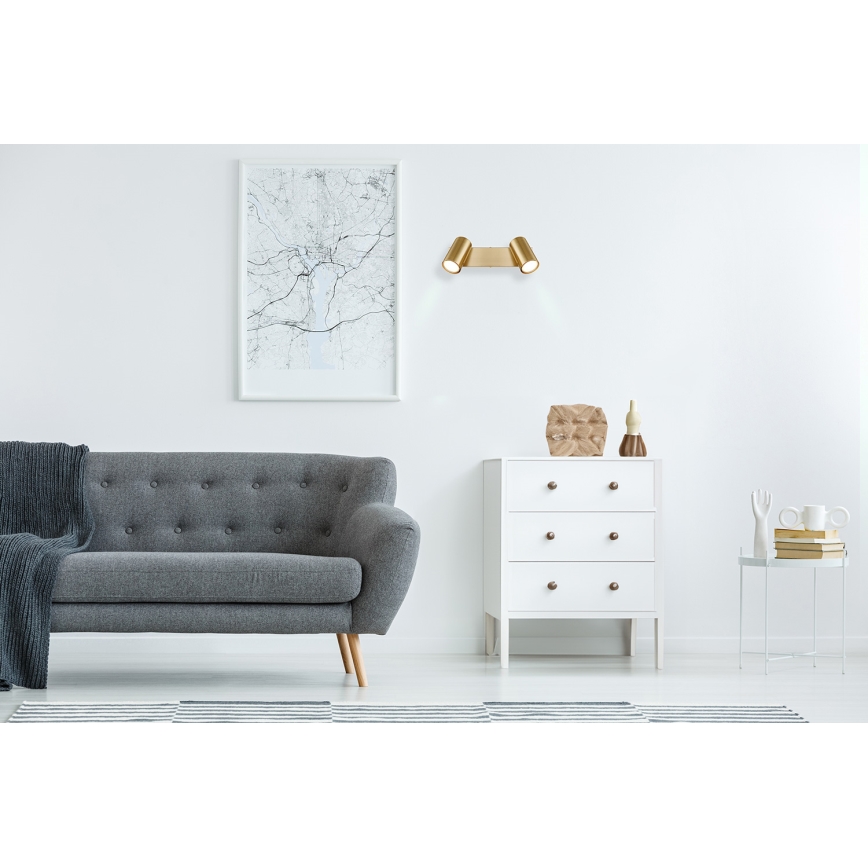 Globo - Oświetlenie punktowe 2xGU10/35W/230V złote