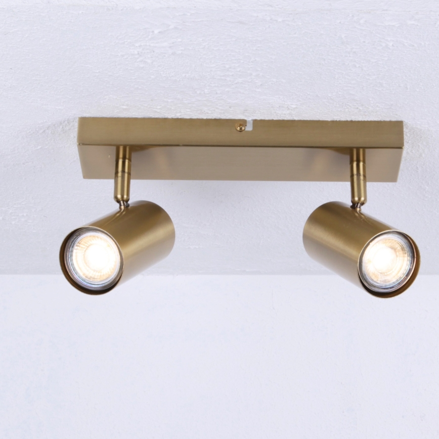 Globo - Oświetlenie punktowe 2xGU10/35W/230V złote