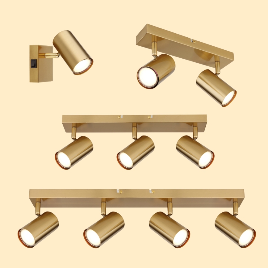 Globo - Oświetlenie punktowe 2xGU10/35W/230V złote