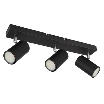 Globo - Lampa punktowa 3xGU10/35W/230V czarna