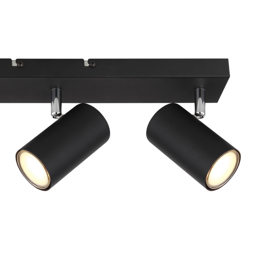Globo - Lampa punktowa 3xGU10/35W/230V czarna