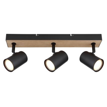 Globo - Oświetlenie punktowe 3xGU10/35W/230V czarne/brązowe