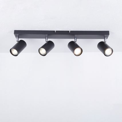 Globo - Oświetlenie punktowe 4xGU10/35W/230V czarny