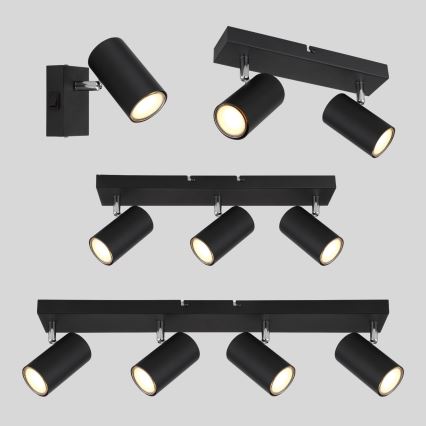 Globo - Oświetlenie punktowe 4xGU10/35W/230V czarny