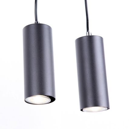 Globo  - Żyrandol na lince 4xGU10/35W/230V czarny