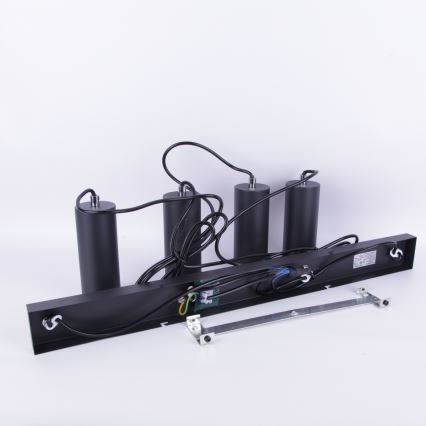 Globo  - Żyrandol na lince 4xGU10/35W/230V czarny