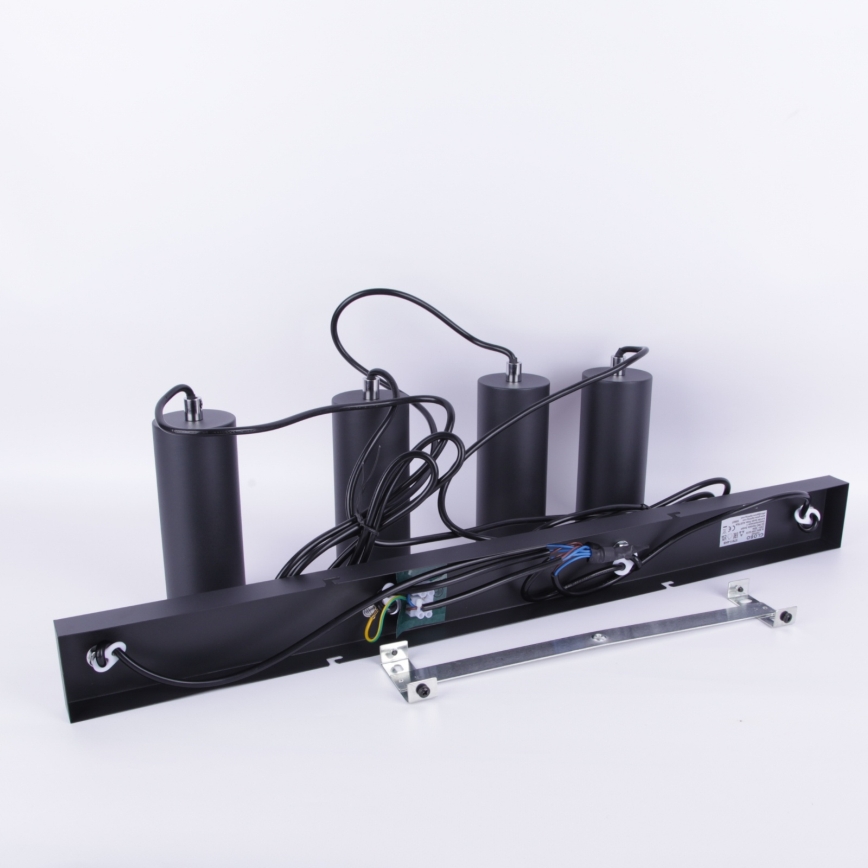 Globo  - Żyrandol na lince 4xGU10/35W/230V czarny