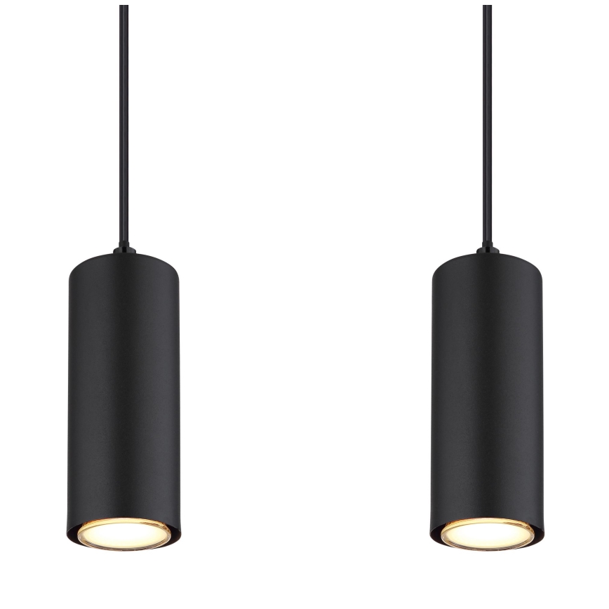 Globo - Żyrandol na lince 4xGU10/35W/230V czarny/brązowy