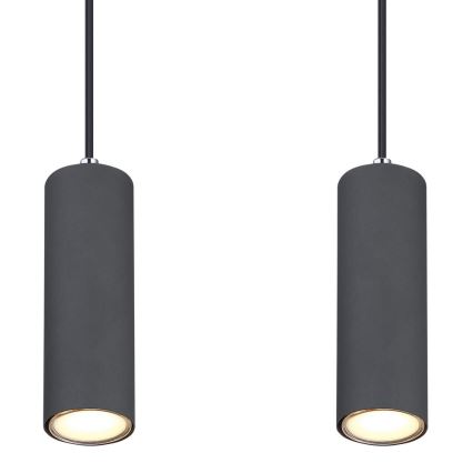 Globo - Lampa wisząca na linkach 4xGU10/35W/230V szara/brązowa