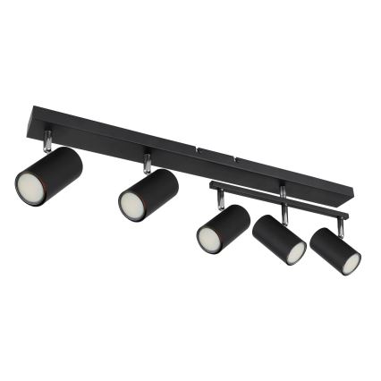 Globo - Oświetlenie punktowe 5xGU10/35W/230V czarne