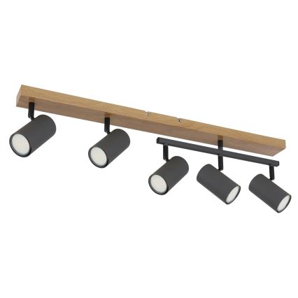 Globo - Oświetlenie punktowe 5xGU10/35W/230V brązowe/czarne