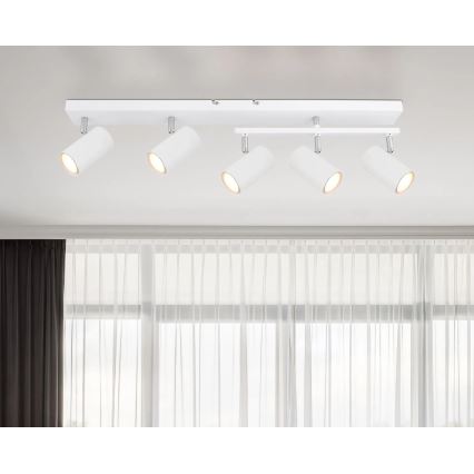 Globo - Oświetlenie punktowe 5xGU10/35W/230V białe
