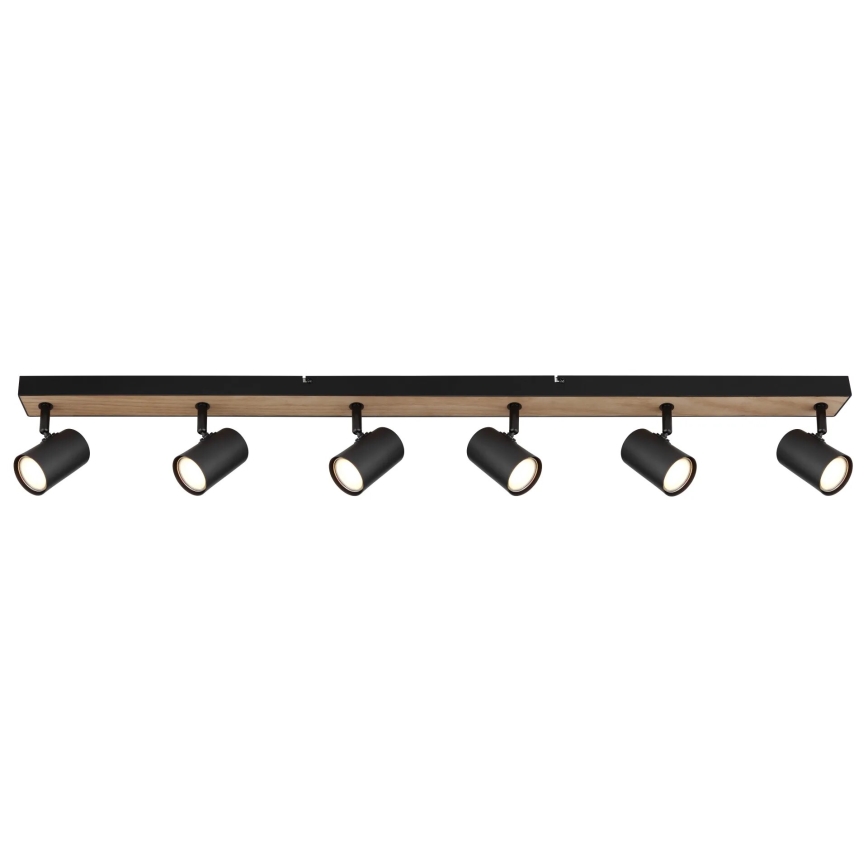 Globo - Oświetlenie punktowe 6xGU10/35W/230V czarne/brązowe