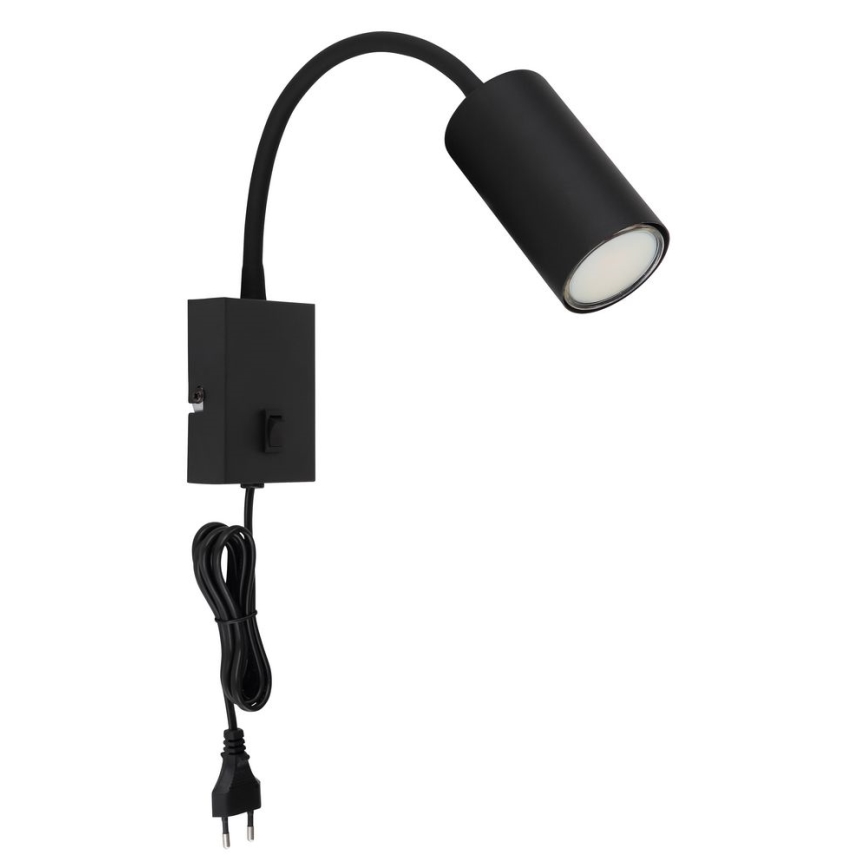 Globo - Elastyczna lampa ścienna 1xGU10/25W/230V czarna