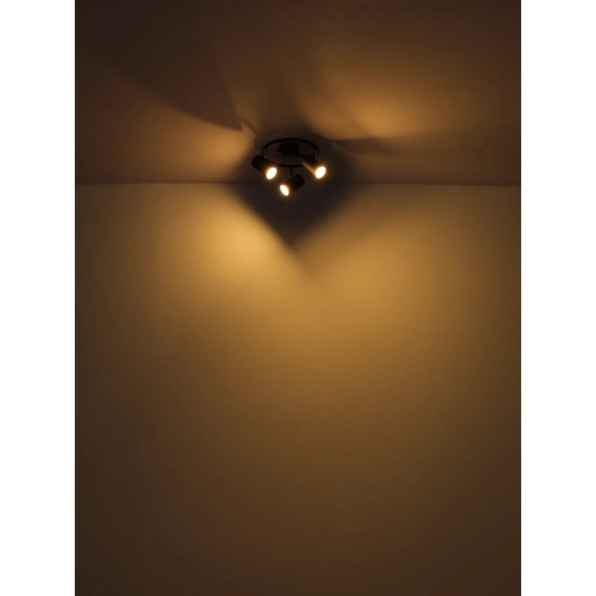 Globo - Oświetlenie punktowe 3xGU10/25W/230V czarne