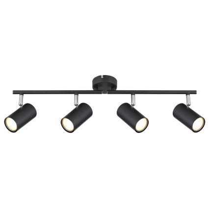 Globo - Oświetlenie punktowe 4xGU10/25W/230V czarne