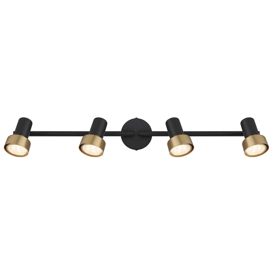 Globo - Oświetlenie punktowe  4xGU10/25W/230V czarny/złoty