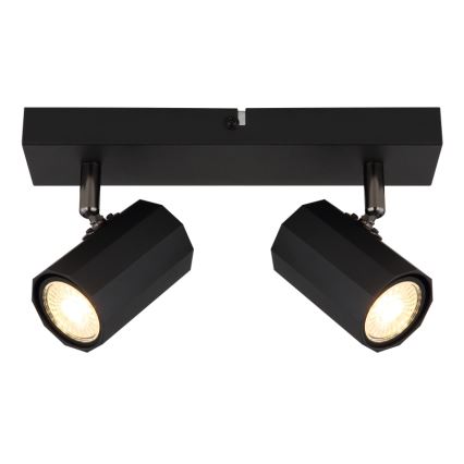Globo - Oświetlenie punktowe 2xGU10/25W/230V czarny