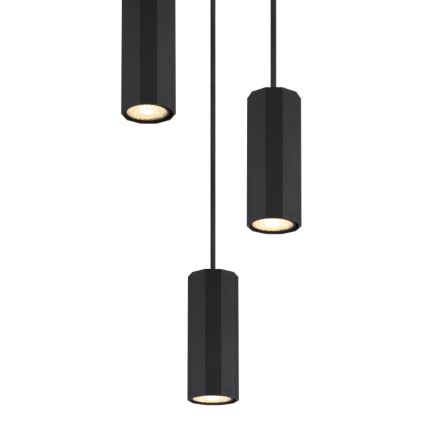 Globo - Żyrandol na lince 3xGU10/25W/230V czarny
