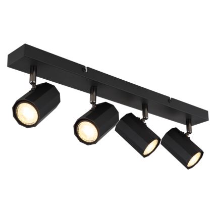 Globo - Oświetlenie punktowe 4xGU10/25W/230V czarny