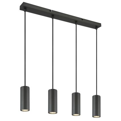 Globo - Żyrandol na lince 4xGU10/25W/230V czarny