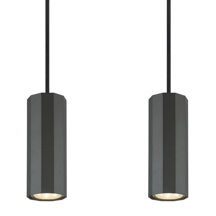 Globo - Żyrandol na lince 4xGU10/25W/230V czarny