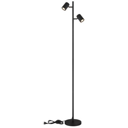 Globo - Lampa podłogowa 2xGU10/5W/230V czarny