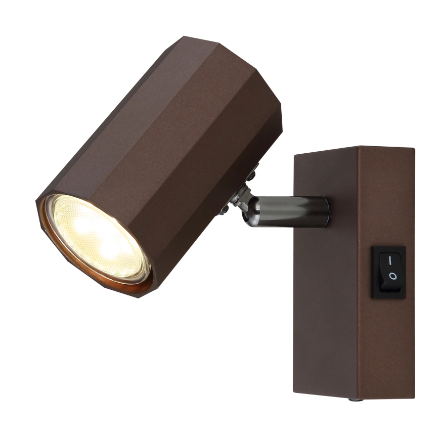 Globo - Kinkiet punktowy 1xGU10/25W/230V brązowy