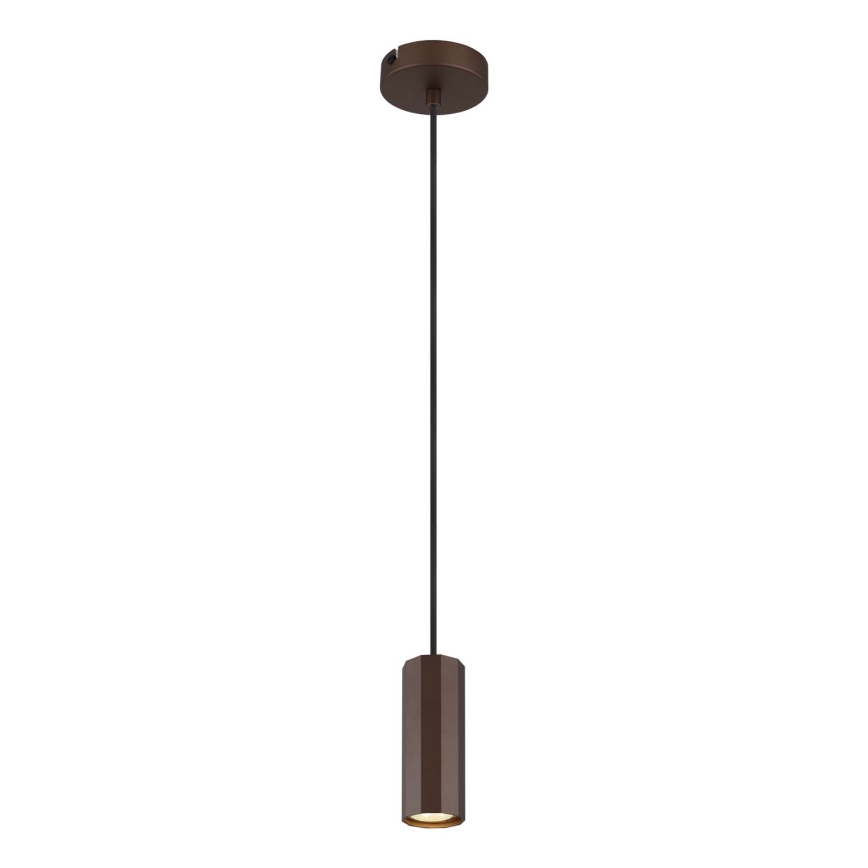 Globo - Żyrandol na lince 1xGU10/25W/230V brązowy