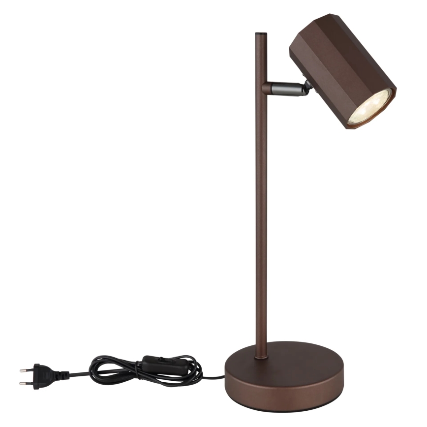 Globo - Lampa stołowa 1xGU10/5W/230V brązowy