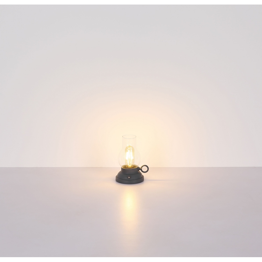 Globo - LED regulowana dotykowa lampka stołowa z ładowaniem LED/1W/3,7V 1200 mAh antracyt