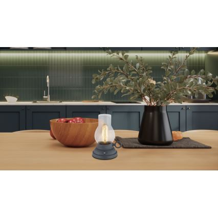 Globo - LED Ściemnialna akumulatorowa dotykowa lampa stołowa LED/1W/3,7V 1200 mAh antracyt
