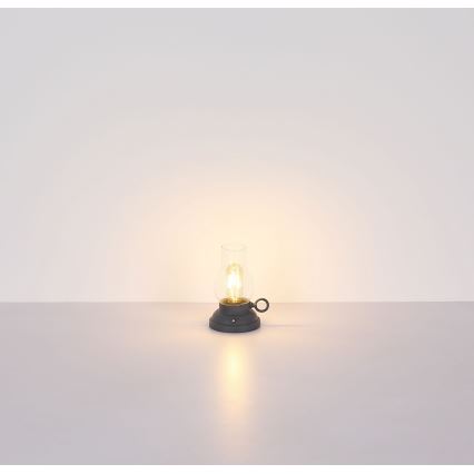 Globo - LED Ściemnialna akumulatorowa dotykowa lampa stołowa LED/1W/3,7V 1200 mAh antracyt