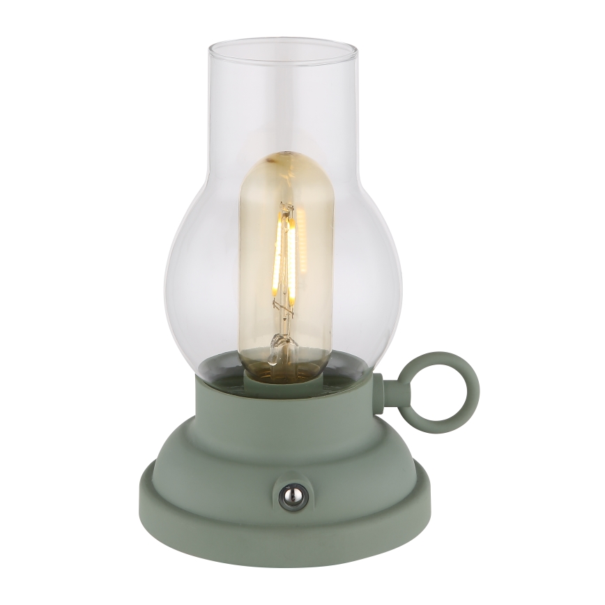 Globo - LED Ściemnialna akumulatorowa dotykowa lampa stołowa LED/1W/3,7V 1200 mAh zielona