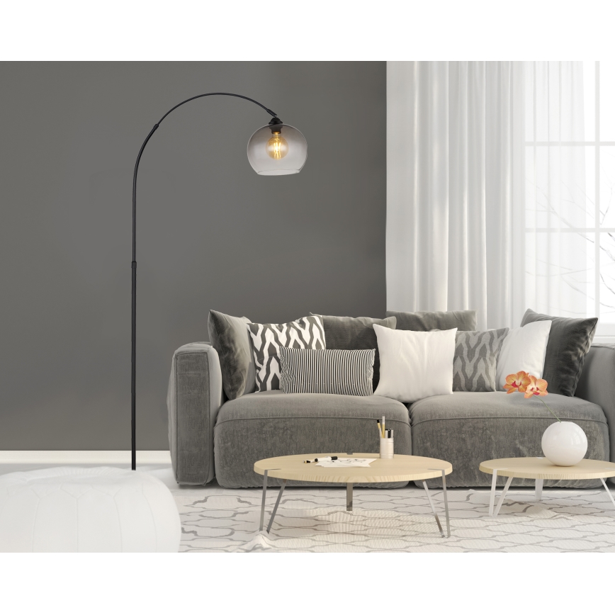 Globo - Lampa podłogowa 1xE27/60W/230V czarny