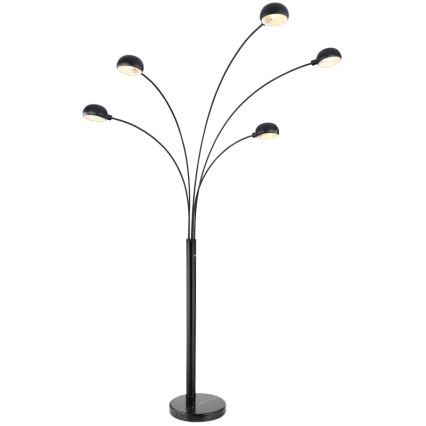 Globo - Lampa podłogowa 5xE14/40W/230V czarny