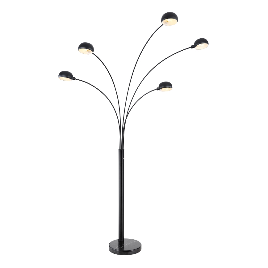 Globo - Lampa podłogowa 5xE14/40W/230V czarny
