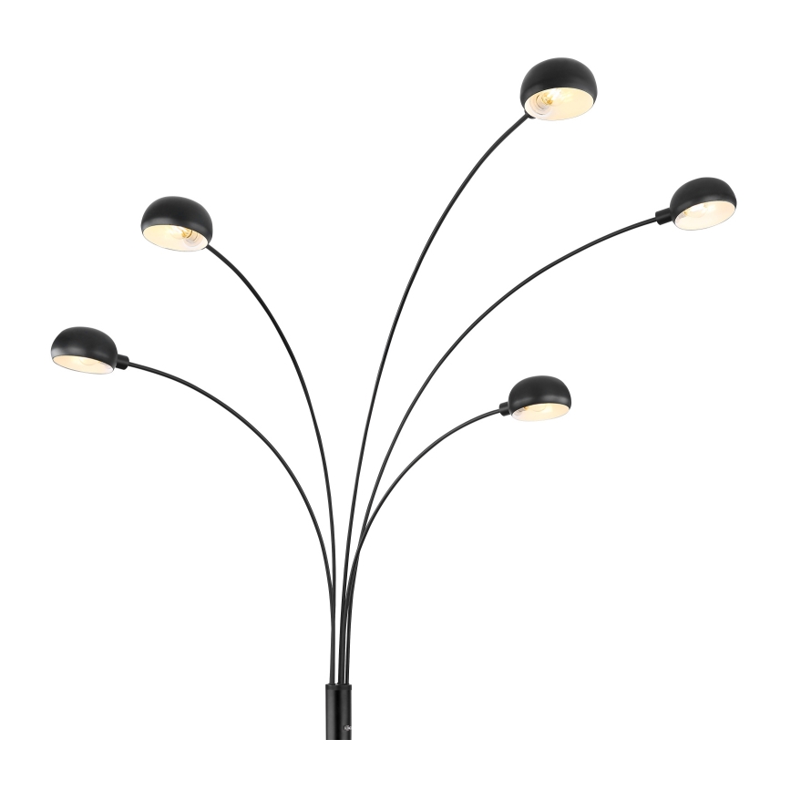 Globo - Lampa podłogowa 5xE14/40W/230V czarny