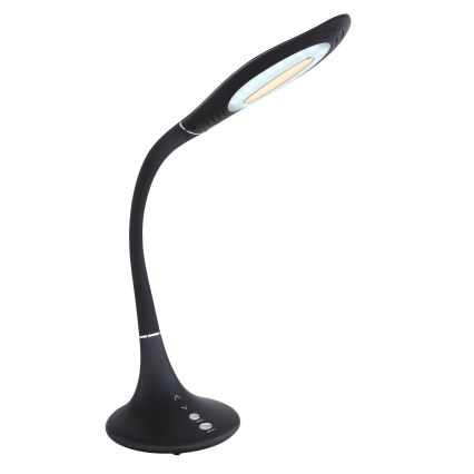 Globo - LED Ściemnialna dotykowa elastyczna lampa stołowa LED/9W/230V 3000/4500/6500K czarna