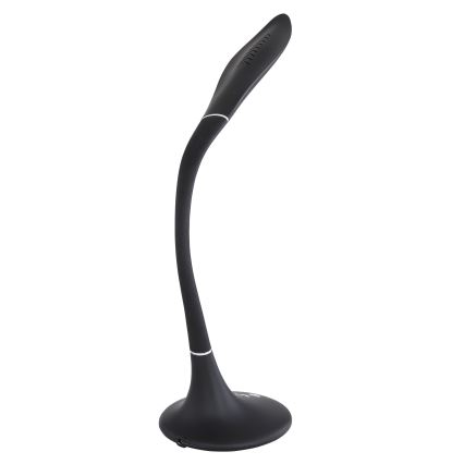Globo - LED Ściemnialna dotykowa elastyczna lampa stołowa LED/9W/230V 3000/4500/6500K czarna