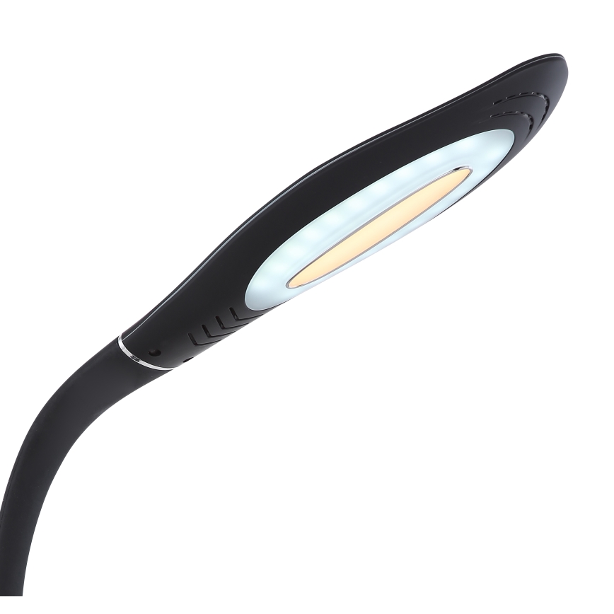 Globo - LED Ściemnialna dotykowa elastyczna lampa stołowa LED/9W/230V 3000/4500/6500K czarna