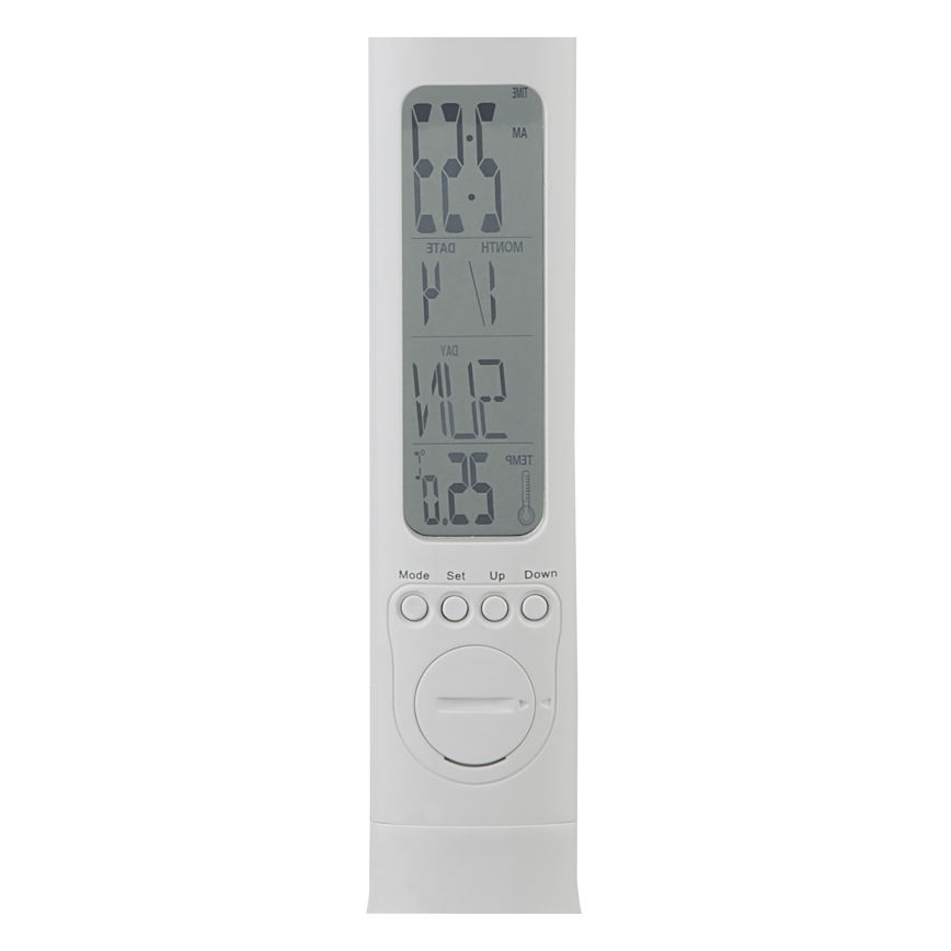 Globo - LED Ściemnialna akumulatorowa lampa stołowa z wyświetlaczem LED/4W/230V 2200 mAh biała