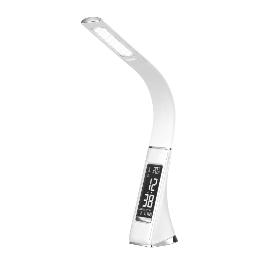 Globo - LED Ściemnialna dotykowa lampa stołowa z wyświetlaczem LED/6,5W/230V 3000/4500/5800K biała