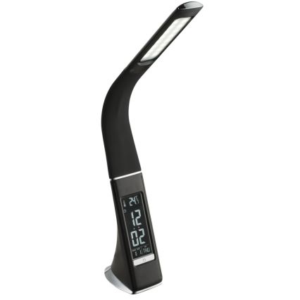 Globo - LED Ściemnialna dotykowa lampa stołowa z wyświetlacz LED/6,5W/230V 3000/4500/5800K czarne