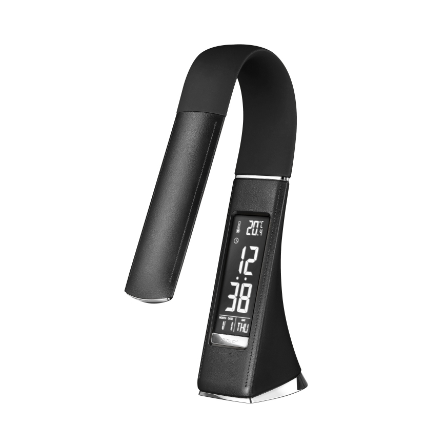 Globo - ściemniana dotykowa lampka biurkowa z wyświetlaczem LED/6,5W/230V 3000/4500/5800K czarna